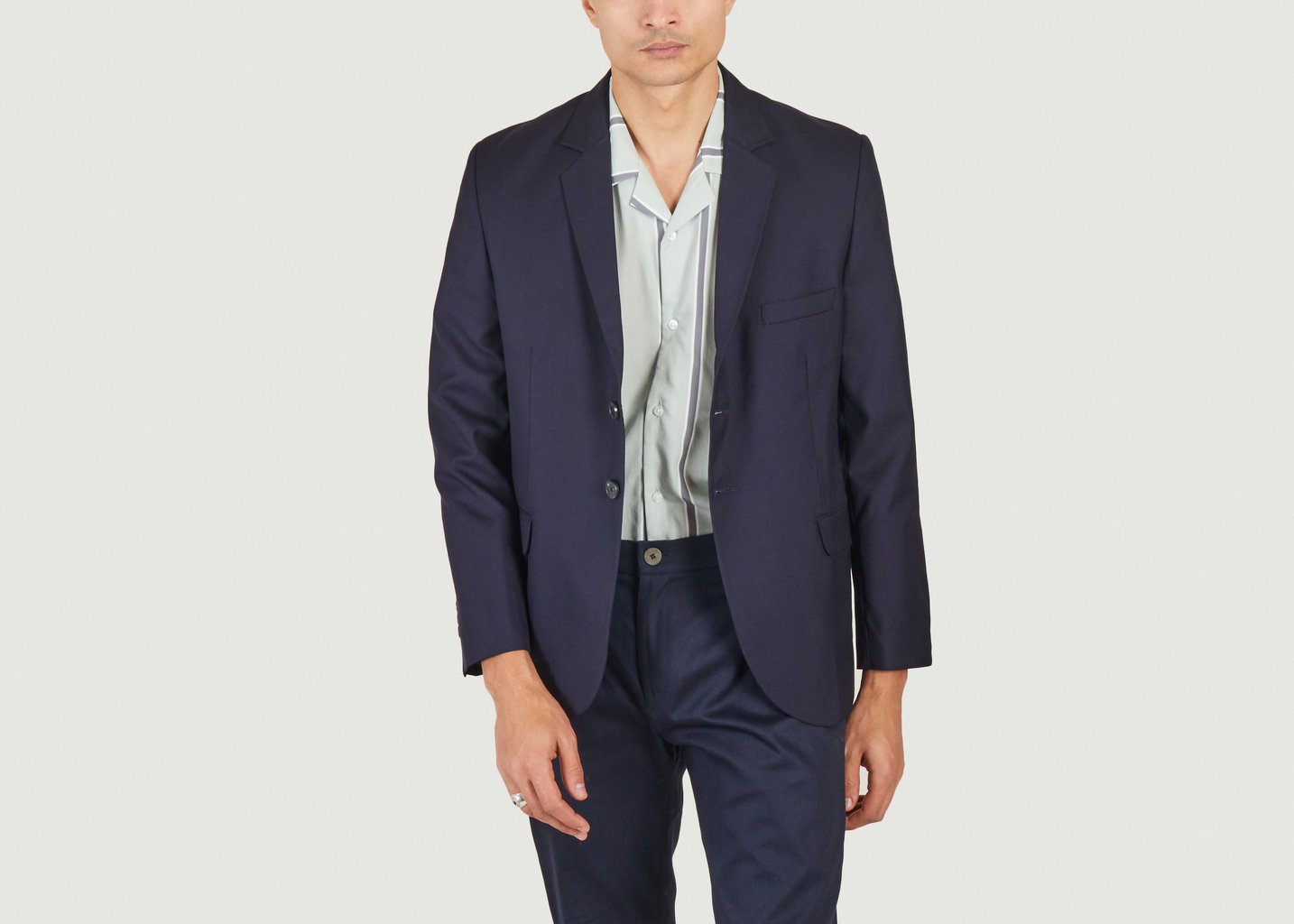l'exception Veste Clint Bleu Marine noyoco