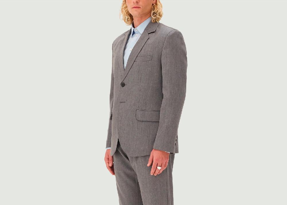 L'exception Veste De Costume Clint Gris Noyoco
