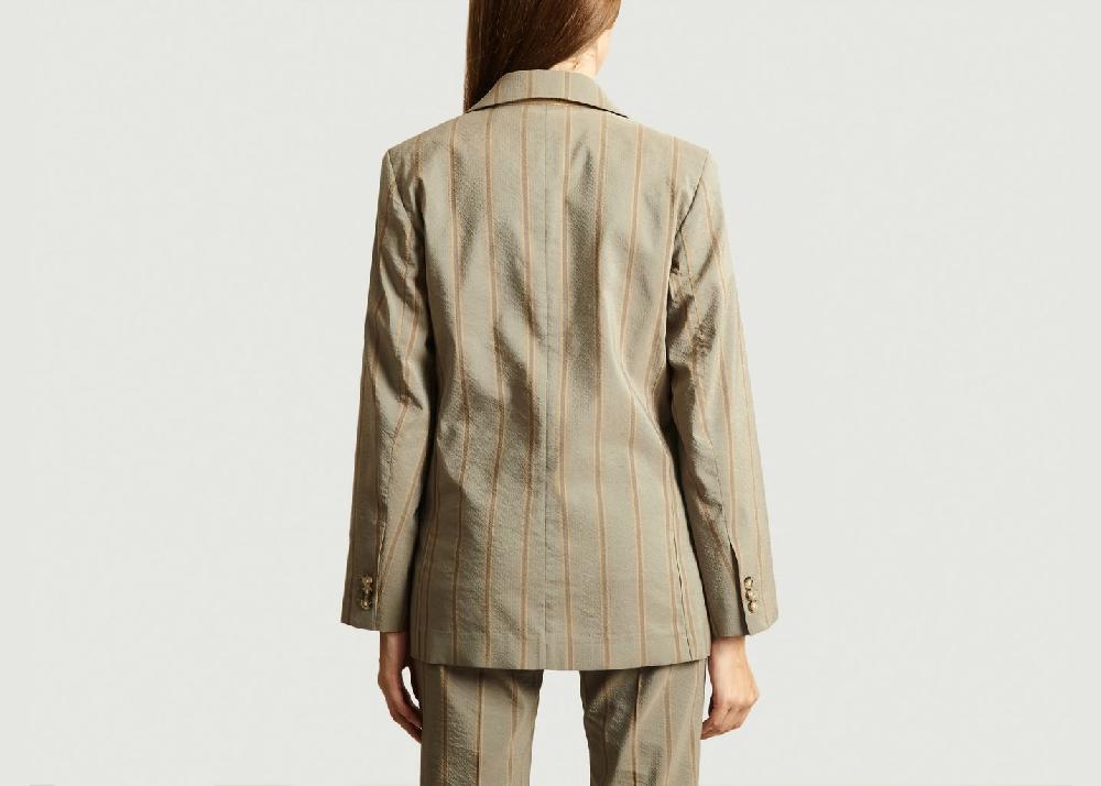 L'exception Veste De Tailleur Gris Laquintane