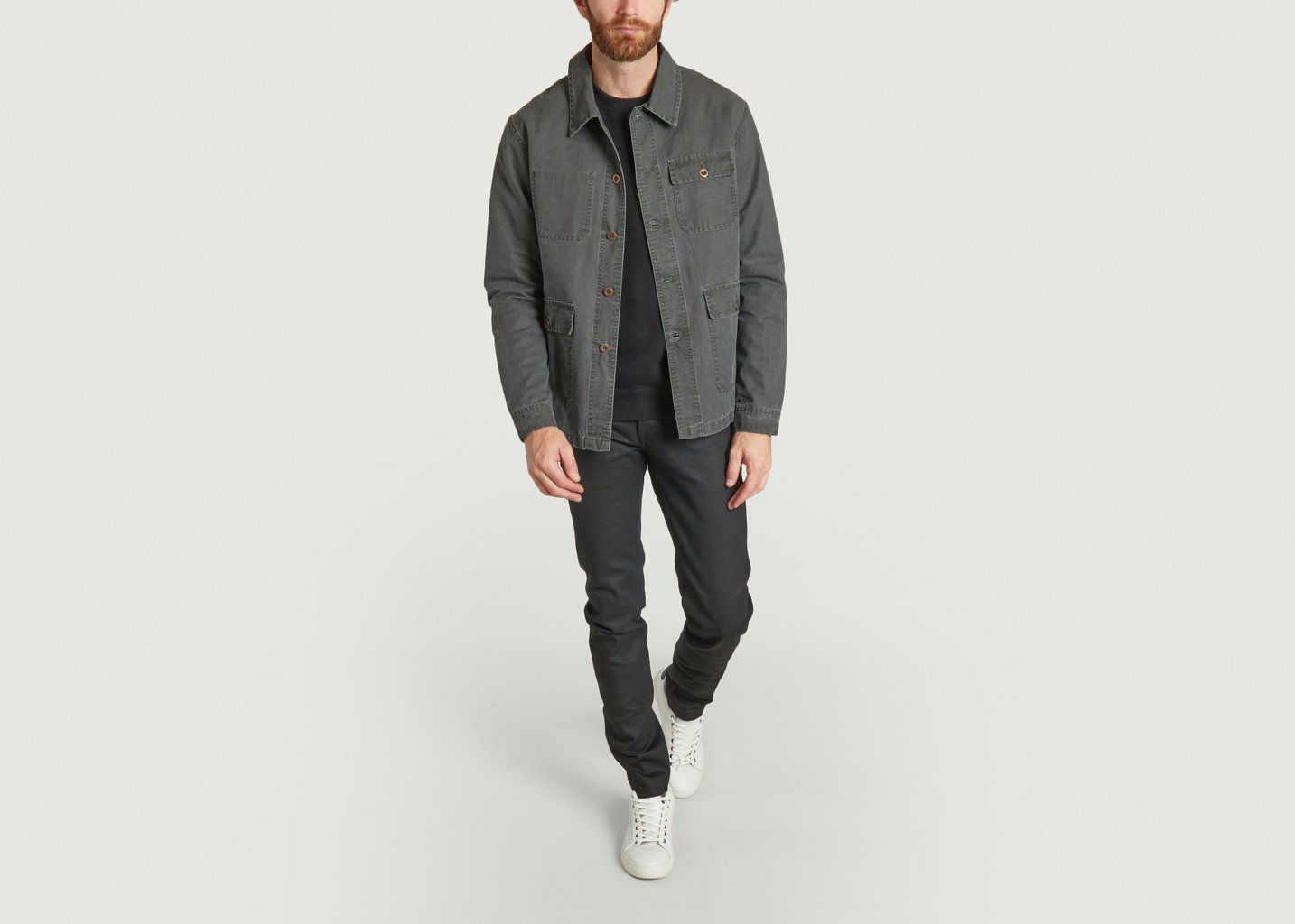 L'exception Veste De Travail Anthracite Vetra