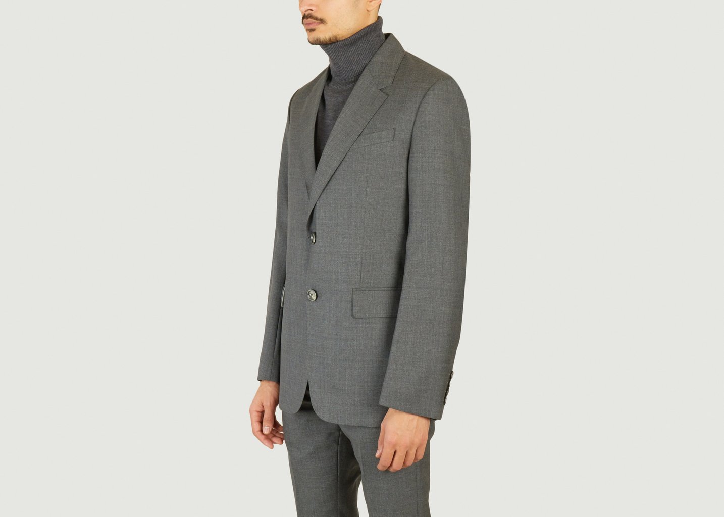 L'exception Veste Deux Boutons Gris AMI Paris