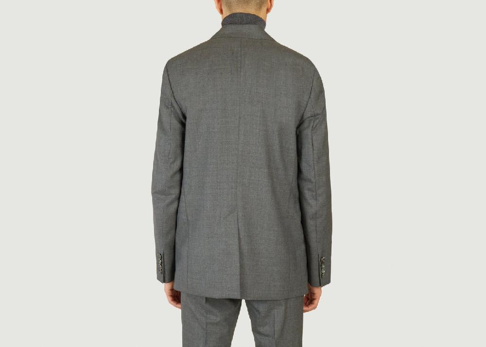 L'exception Veste Deux Boutons Gris AMI Paris