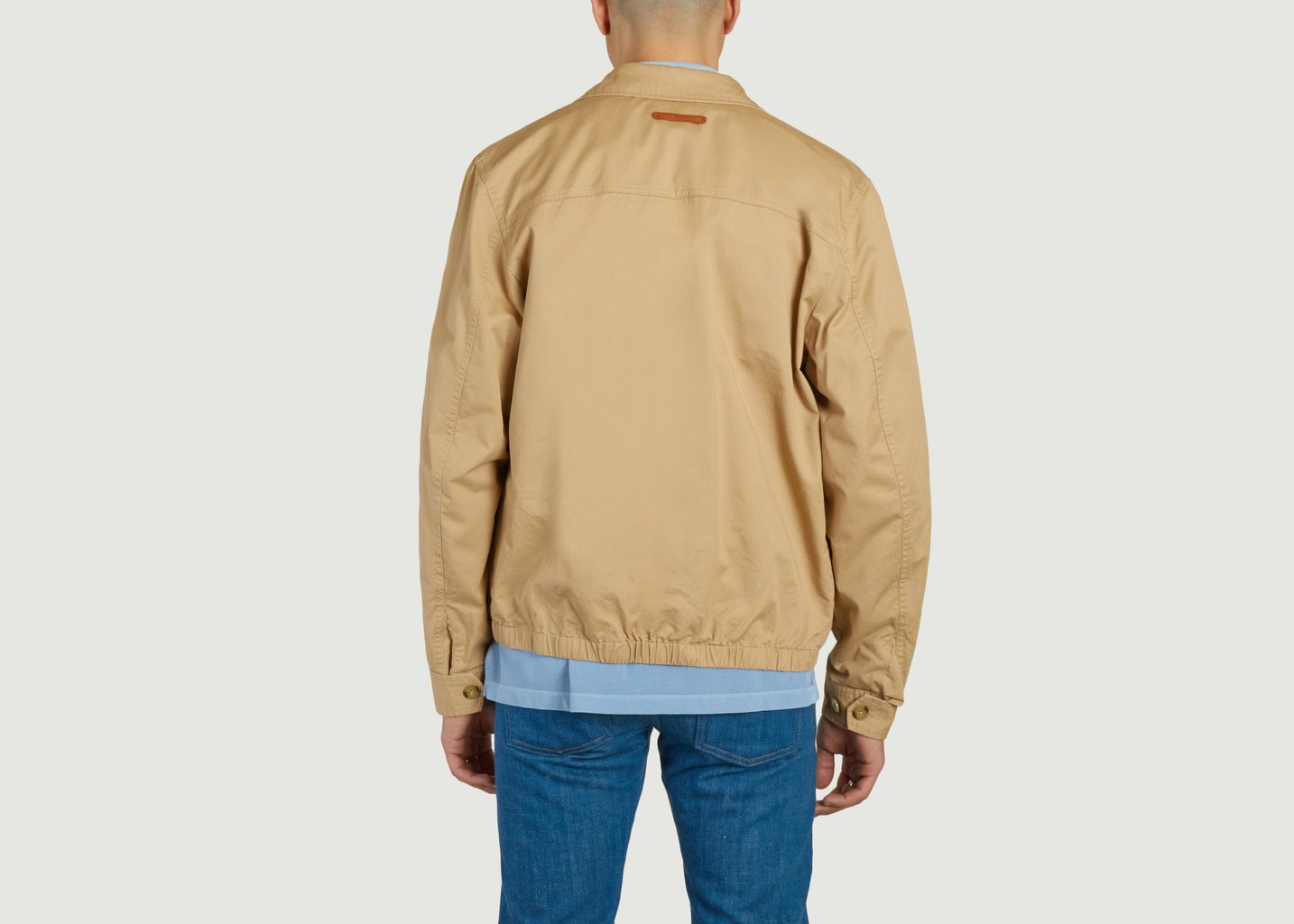 L'exception Veste En Coton Windcheater Khaki Gant