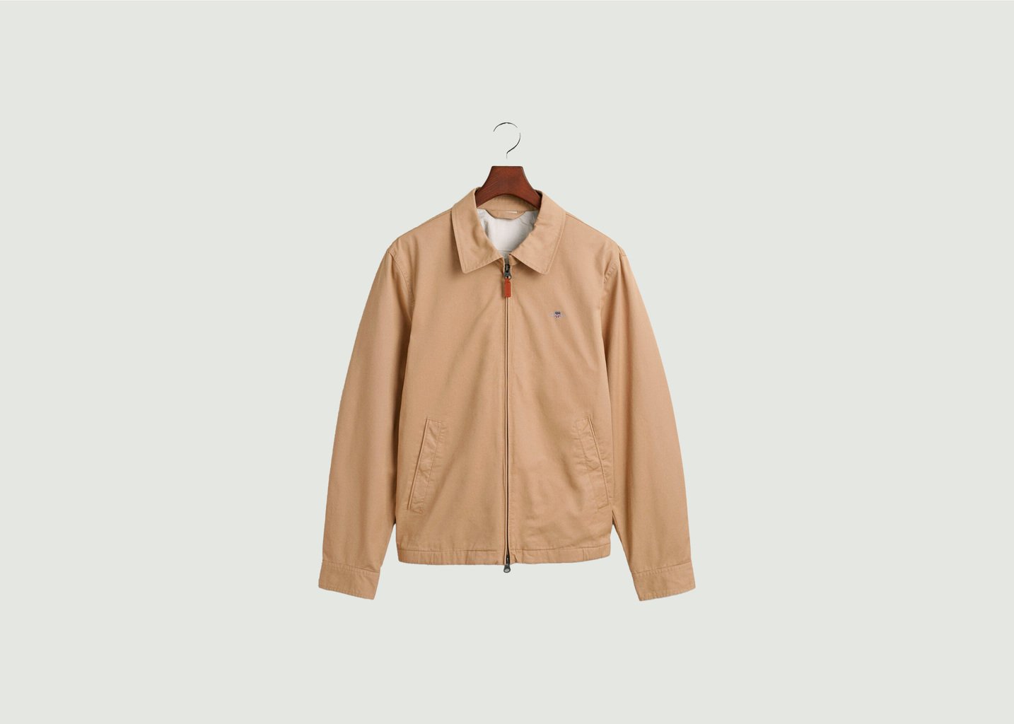 l'exception Veste en coton Windcheater Khaki Gant