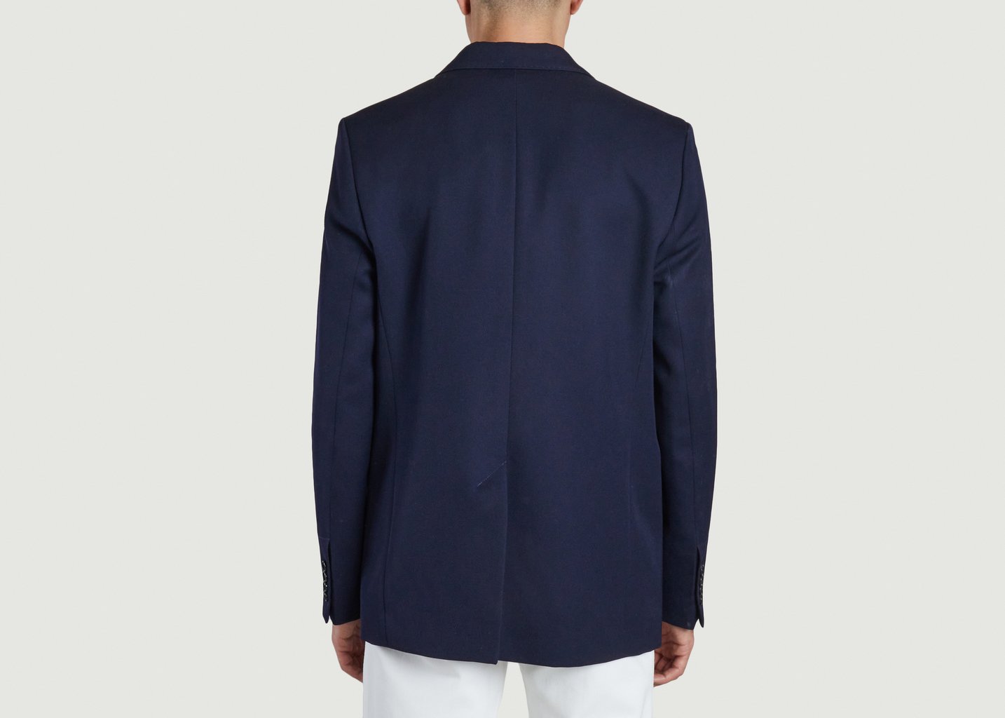 L'exception Veste En Laine Bleu Marine AMI Paris