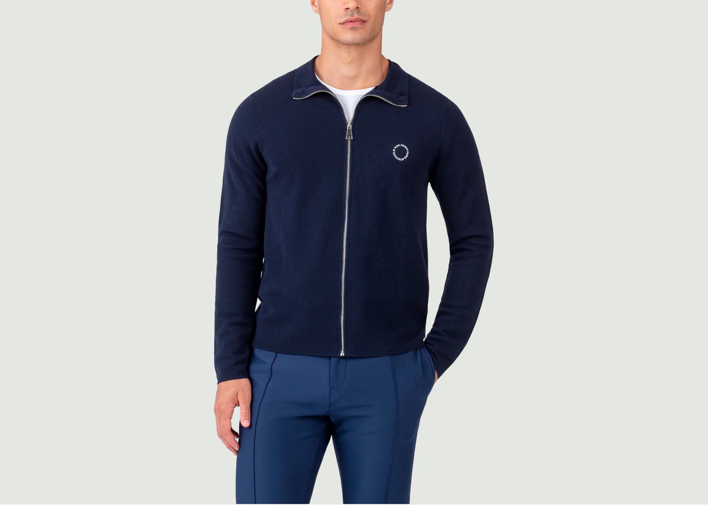 L'exception Veste En Laine Milano Bleu Ron Dorff