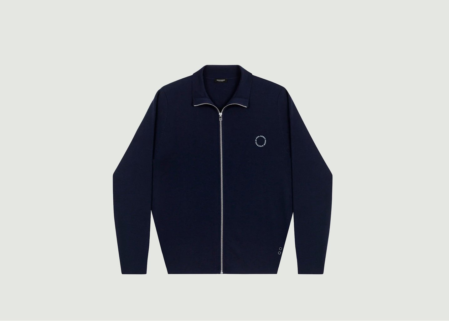 l'exception Veste en Laine Milano Bleu Ron Dorff