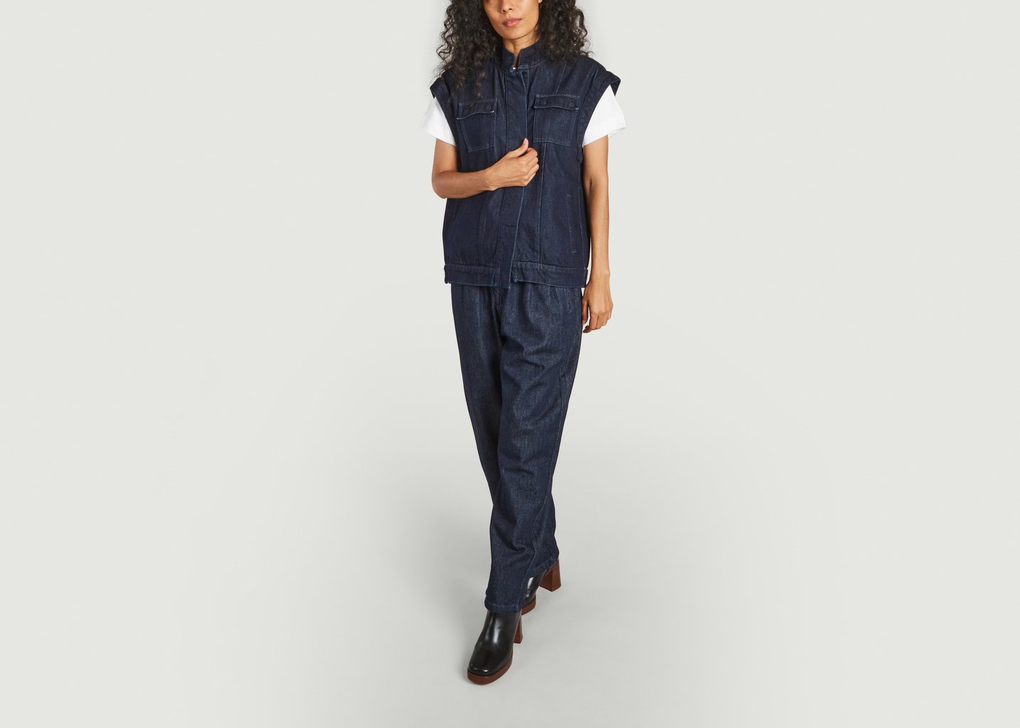 L'exception Veste Farah Denim Chez Nous