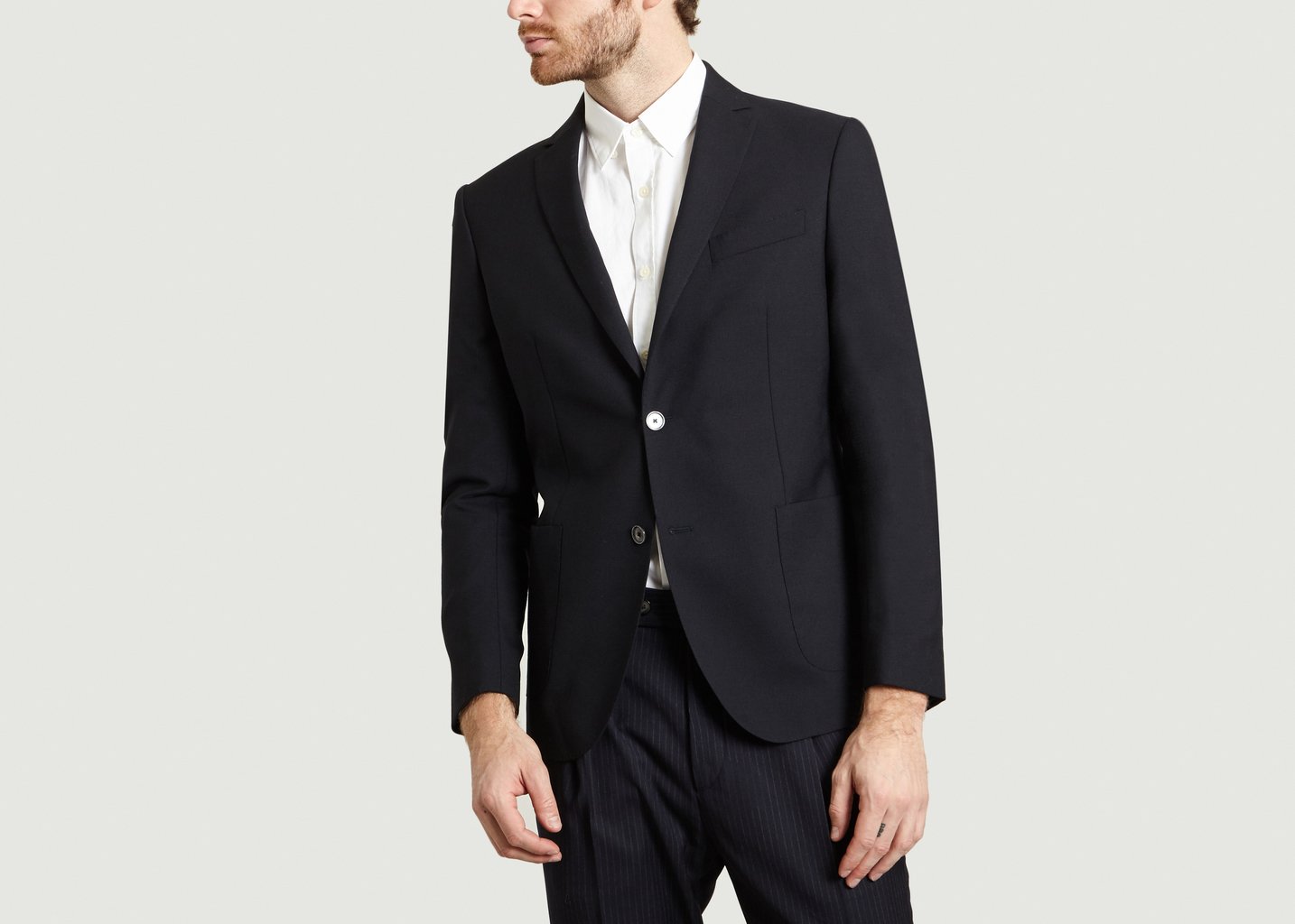l'exception Veste Frank Bleu Marine Ly Adams