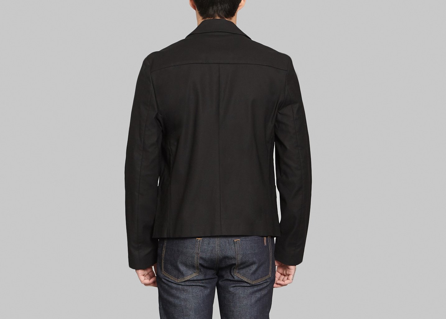 L'exception Veste Jean Noir Sébastien Blondin