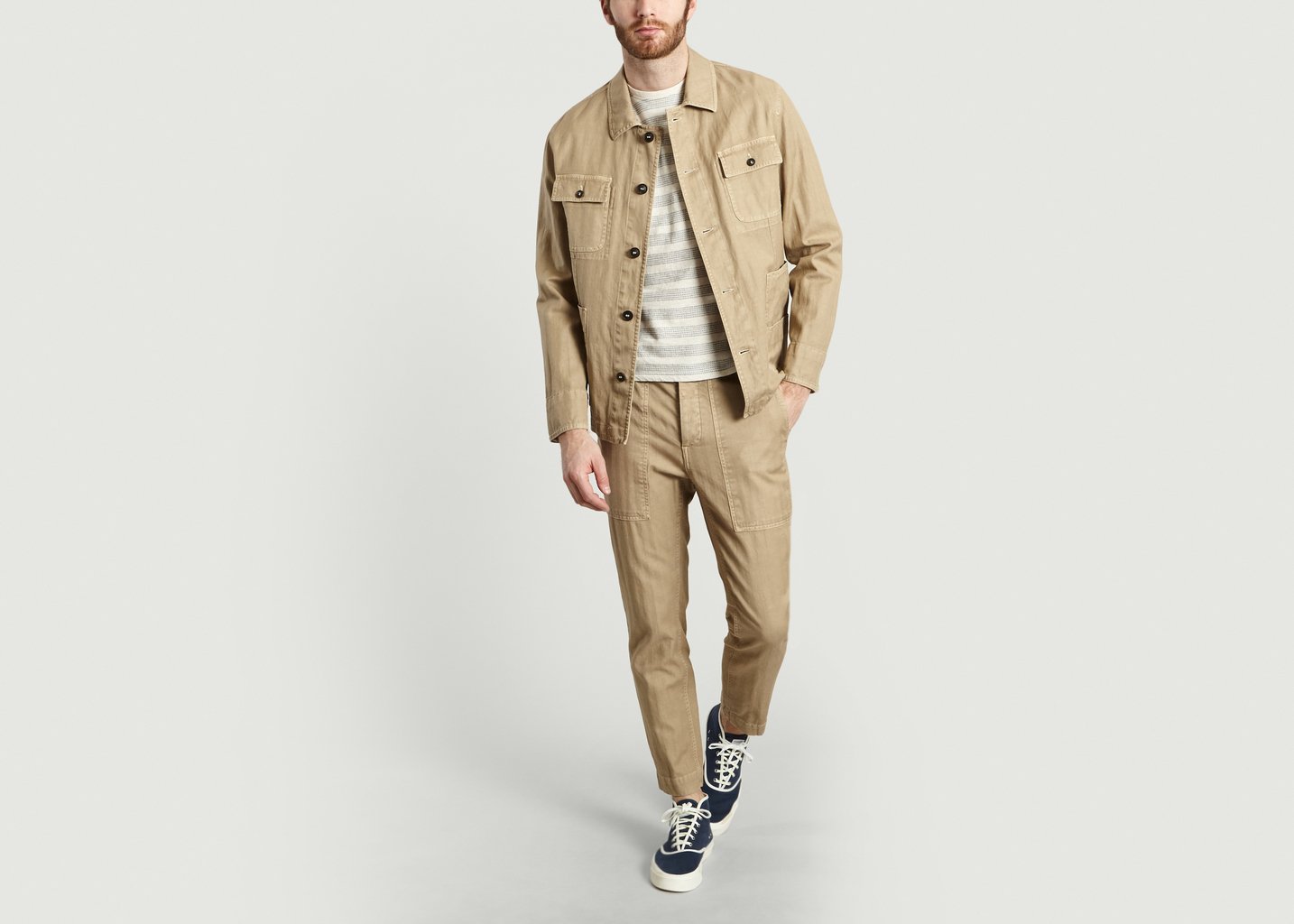 L'exception Veste Jimmy Beige Ly Adams