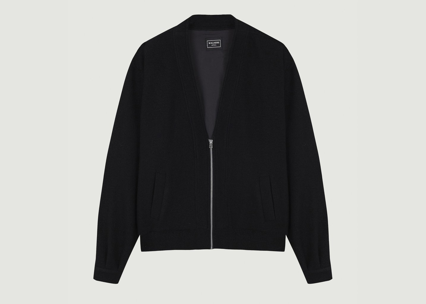 l'exception Veste Jin En Laine Noir Walkers Appeal
