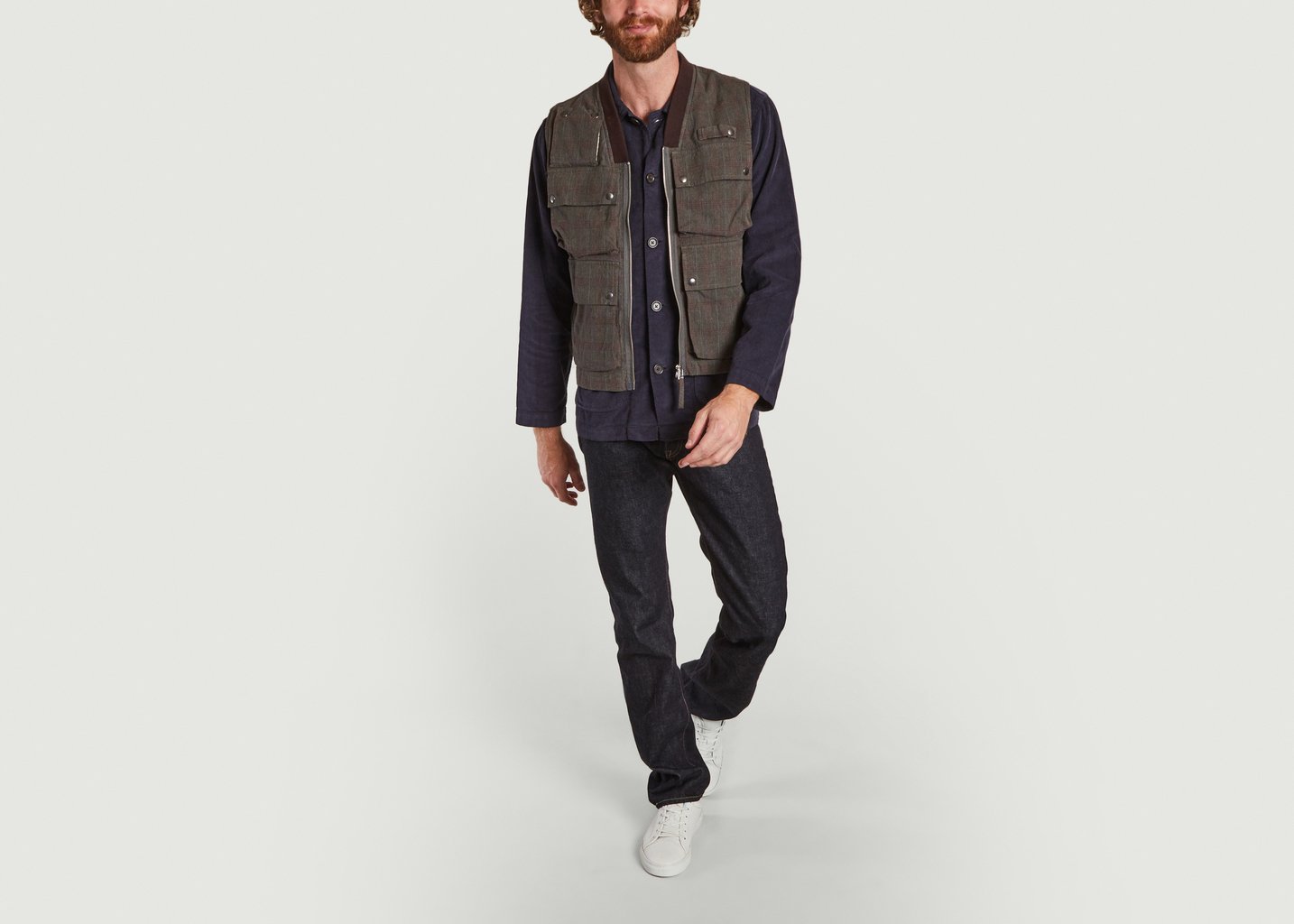 L'exception Veste Jojo Angler Gris Universal Works