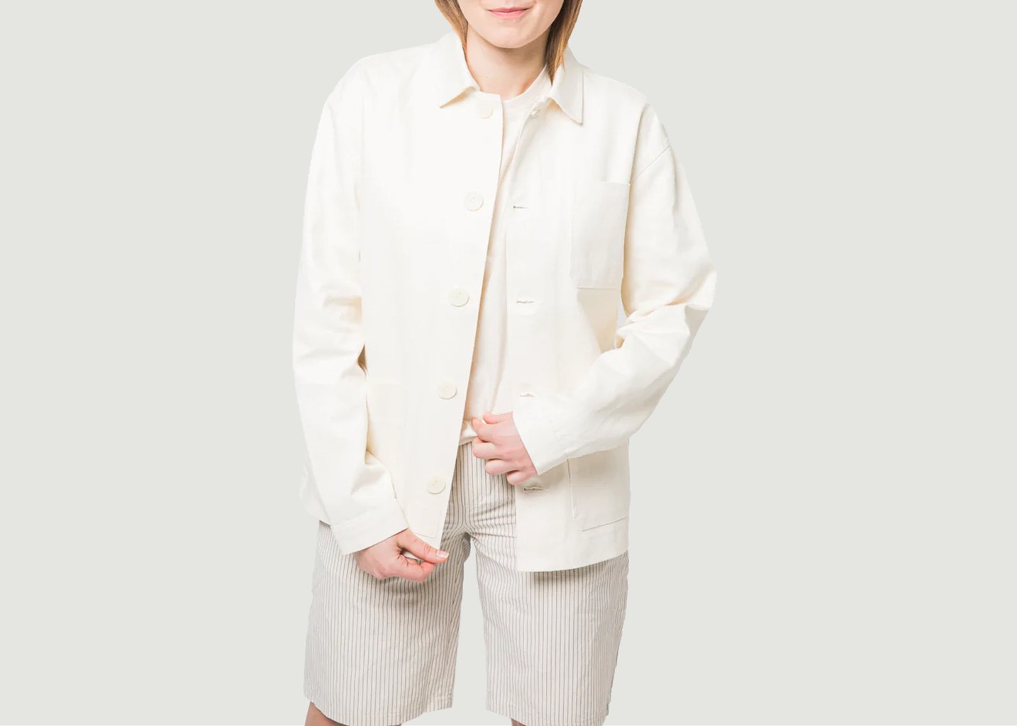L'exception Veste Le Bleu Riviera Ecru Soubacq