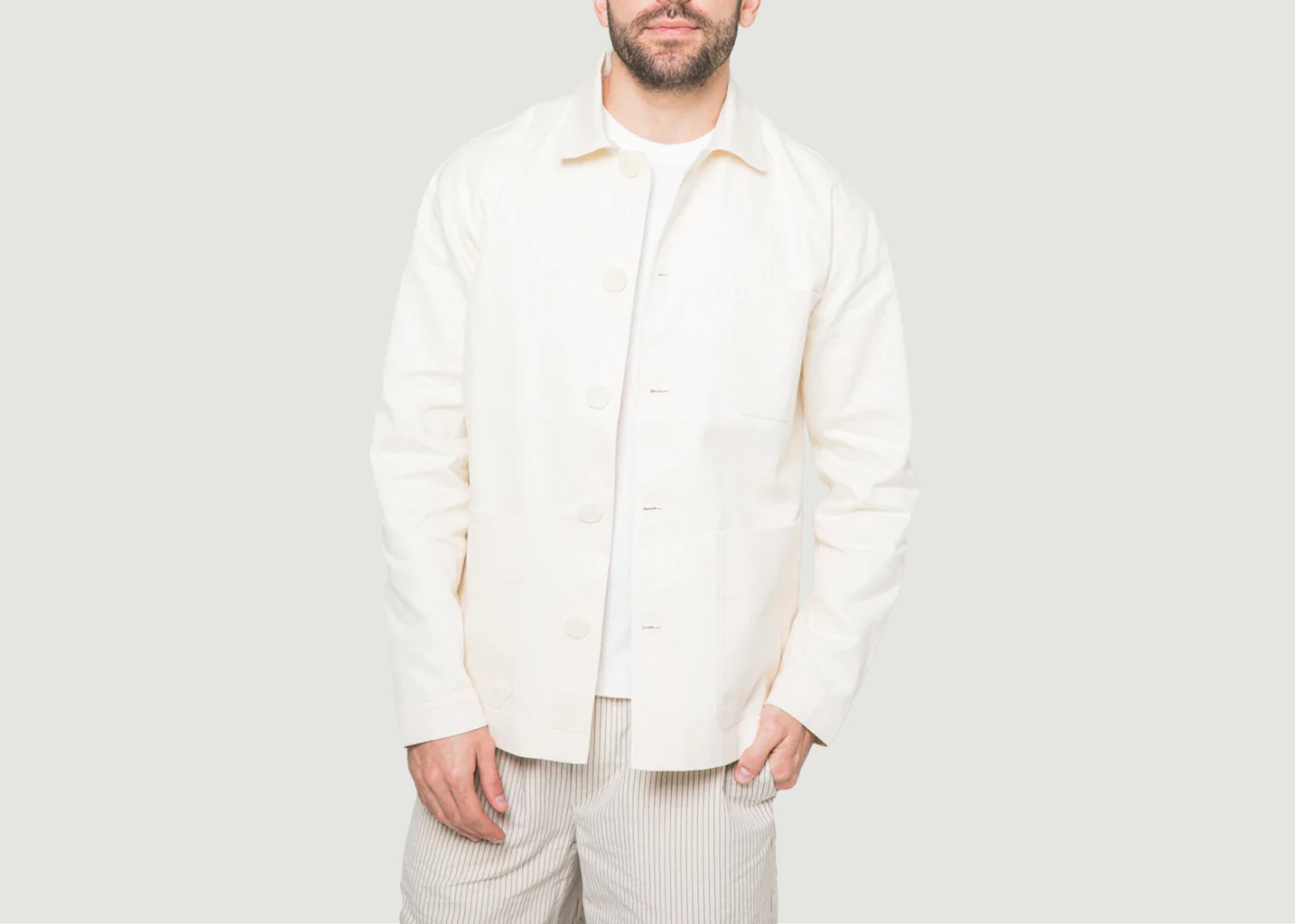 l'exception Veste Le Bleu Riviera Ecru Soubacq