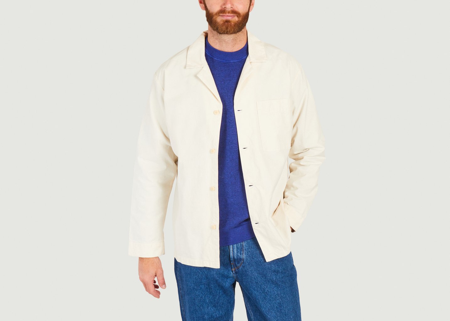 l'exception Veste maji Crème Homecore