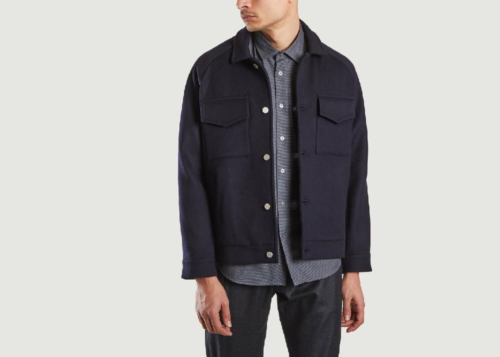 l'exception Veste Palma Bleu Marine noyoco