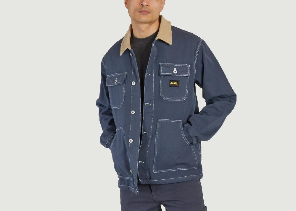 L'exception Veste Pork Chop Bleu Marine Stan Ray