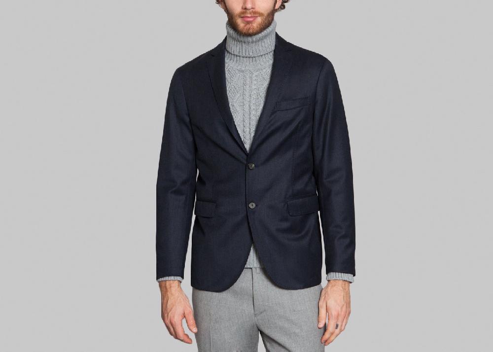 l'exception Veste Regis Bleu Marine Ly Adams