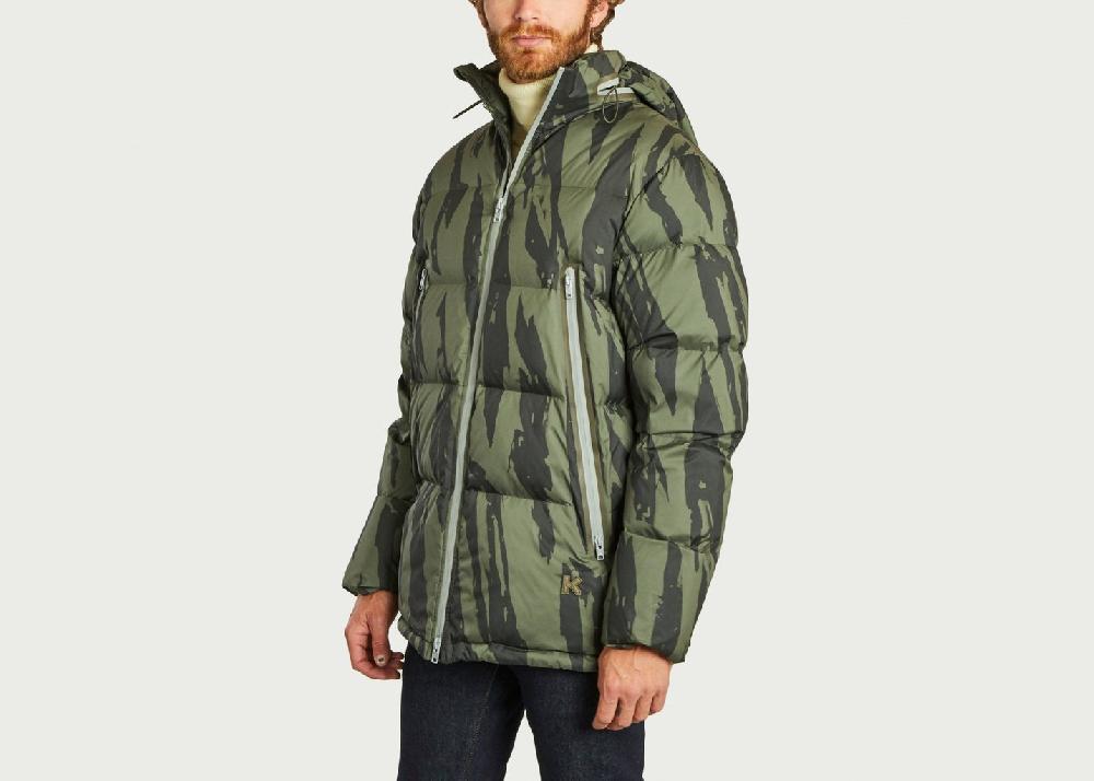 L'exception Veste Rembourée Imprimée Bronze Kenzo