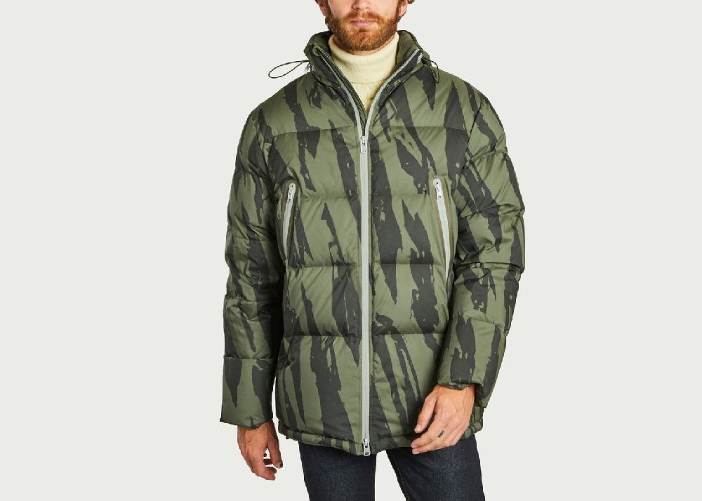 l'exception Veste Rembourée Imprimée Bronze Kenzo