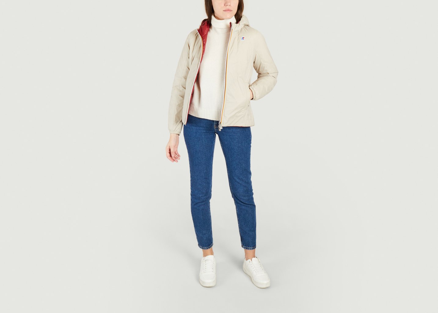 L'exception Veste Reversible Lily Beige K Way