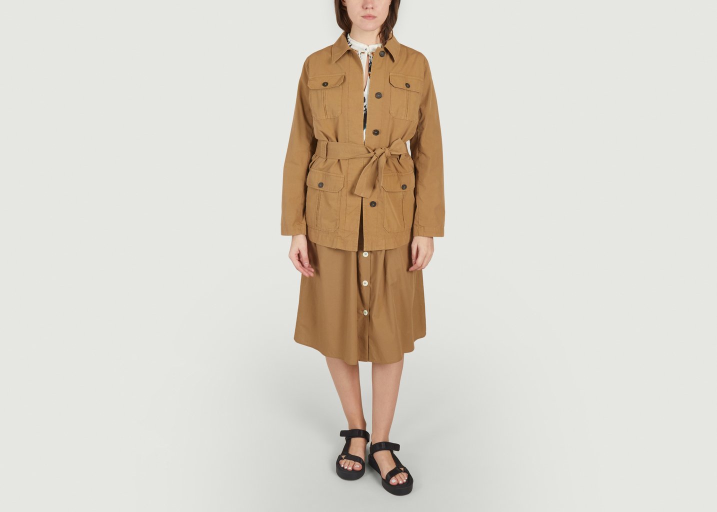 L'exception Veste Sahara Tabac APC Paris