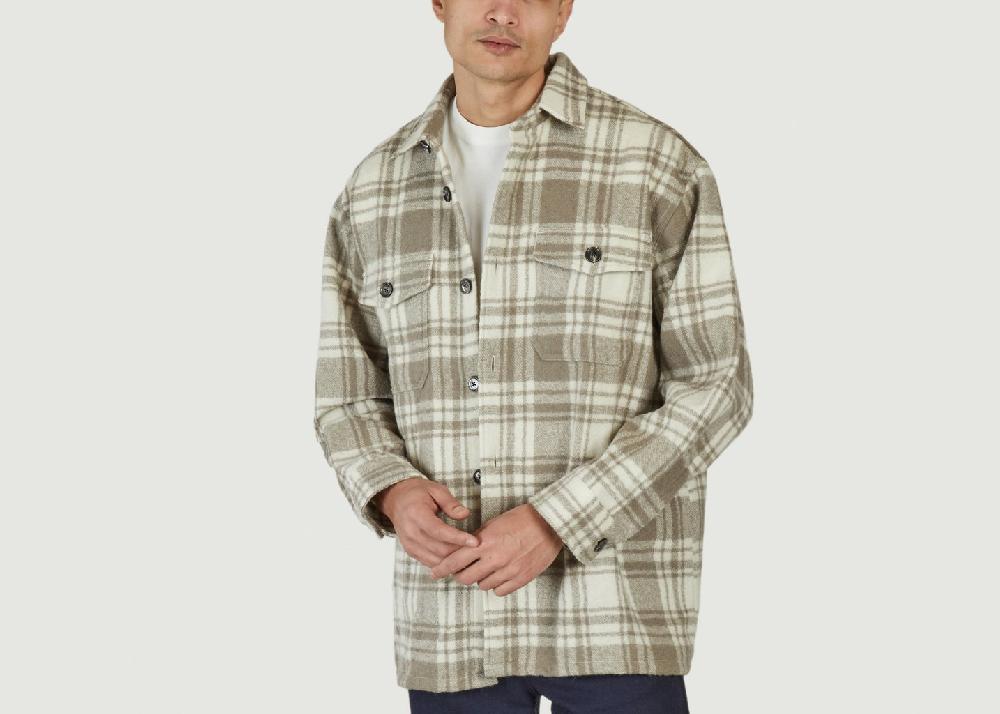 L'exception Veste Surchemise Ivoire AMI Paris