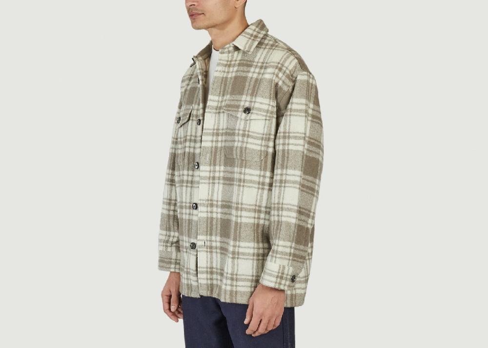 L'exception Veste Surchemise Ivoire AMI Paris