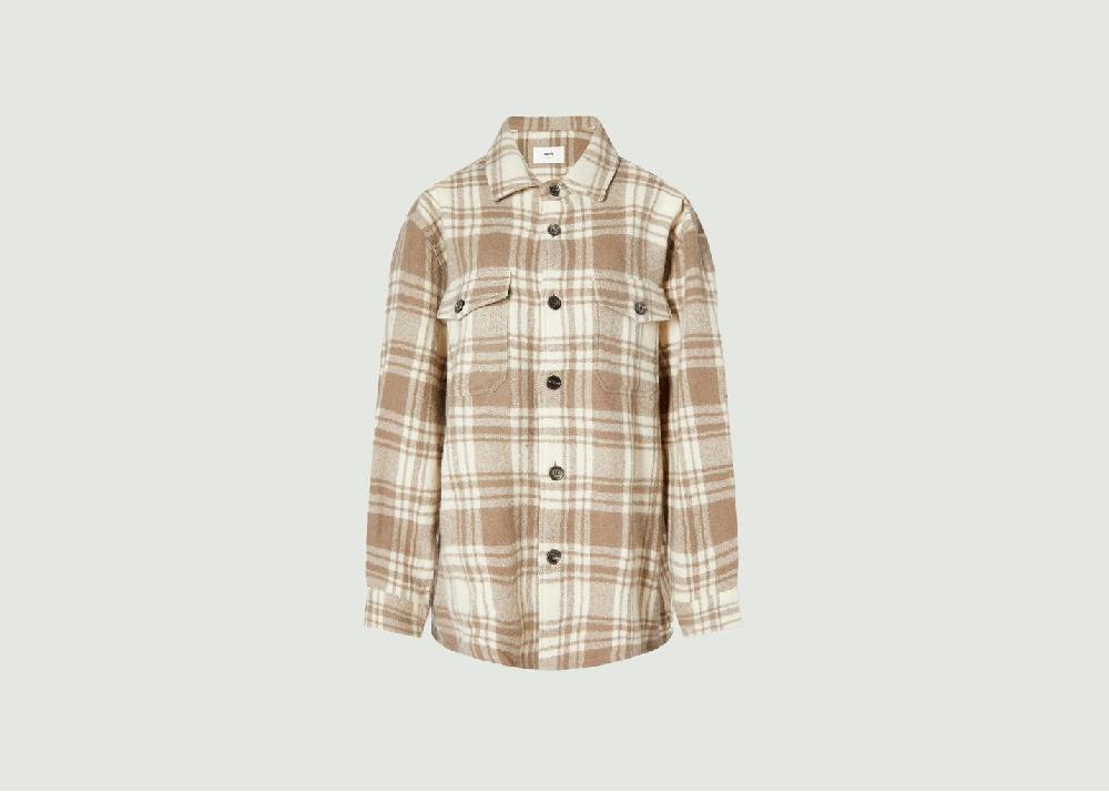 l'exception Veste surchemise Ivoire AMI Paris