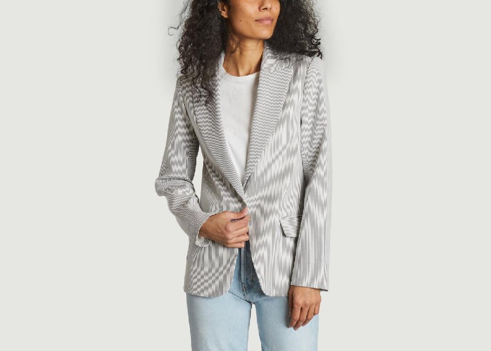 l'exception Veste Vacante Bleu La Petite Française