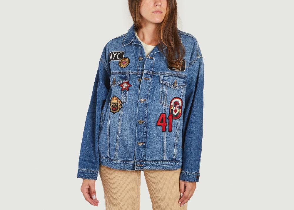 l'exception Veste Valter Denim Five Jeans