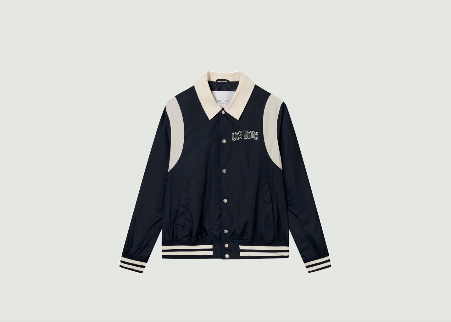 l'exception Veste Varsity Bleu Marine Les Deux