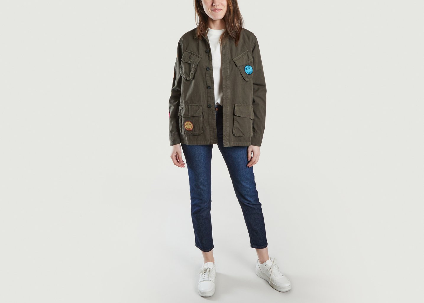 L'exception Veste Vassili Khaki Five Jeans