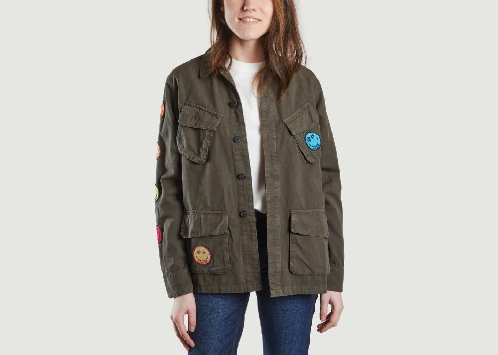 l'exception Veste Vassili Khaki Five Jeans