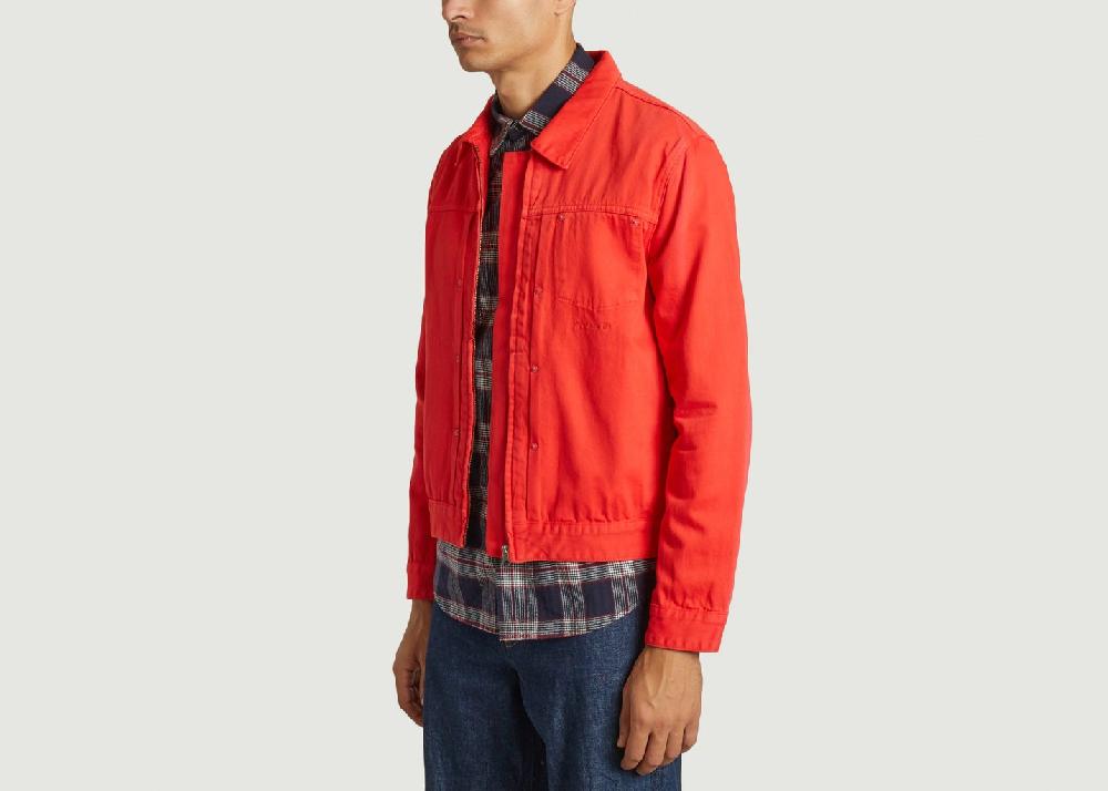 L'exception Veste Zippée Rouge M.C. Overalls