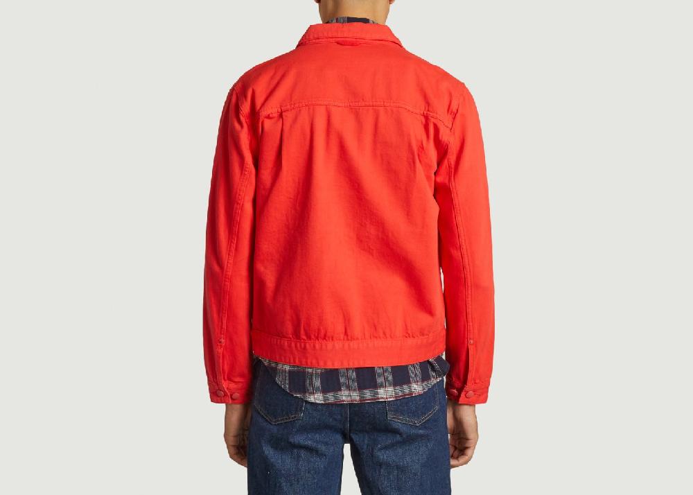 L'exception Veste Zippée Rouge M.C. Overalls
