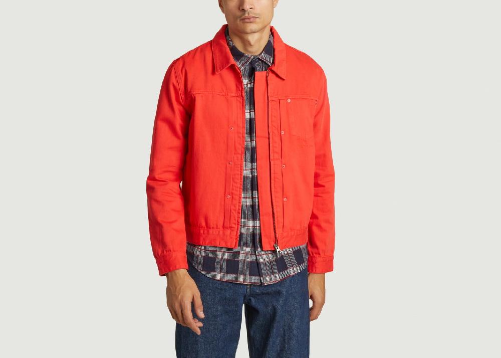 l'exception Veste zippée Rouge M.C. Overalls