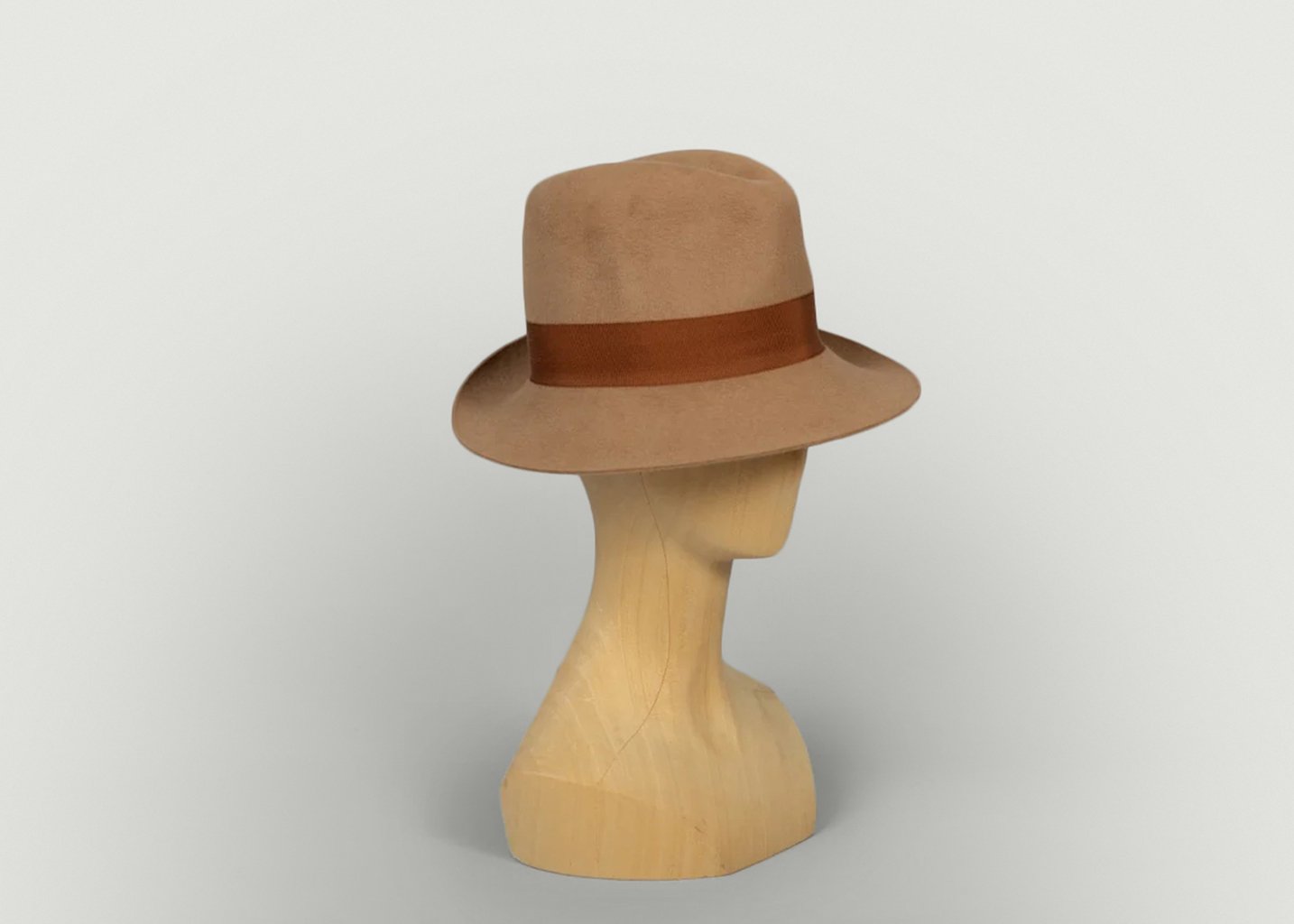 L'exception La Parisienne Chapeau Feutre Pour Femme Camel Courtois Paris