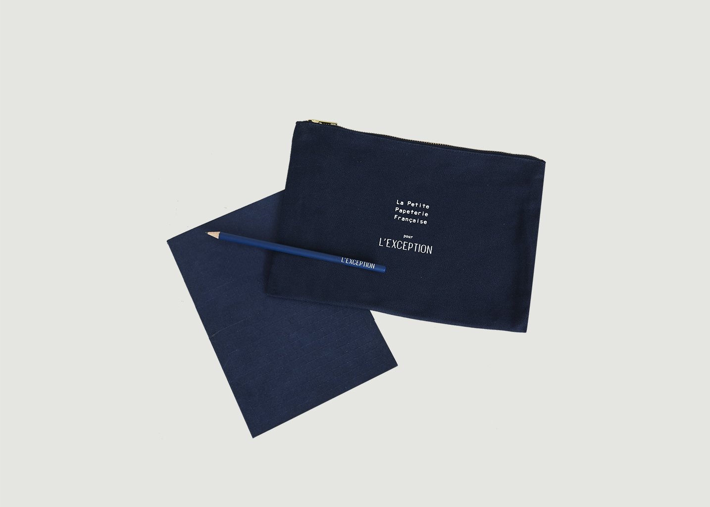 l'exception La Petite Papeterie Française x L'Exception Bleu Marine L'Exception