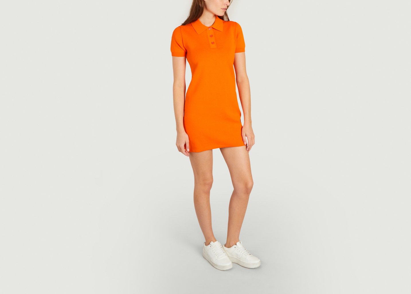 L'exception La Robe De Tennis En Coton Orange Marc Jacobs