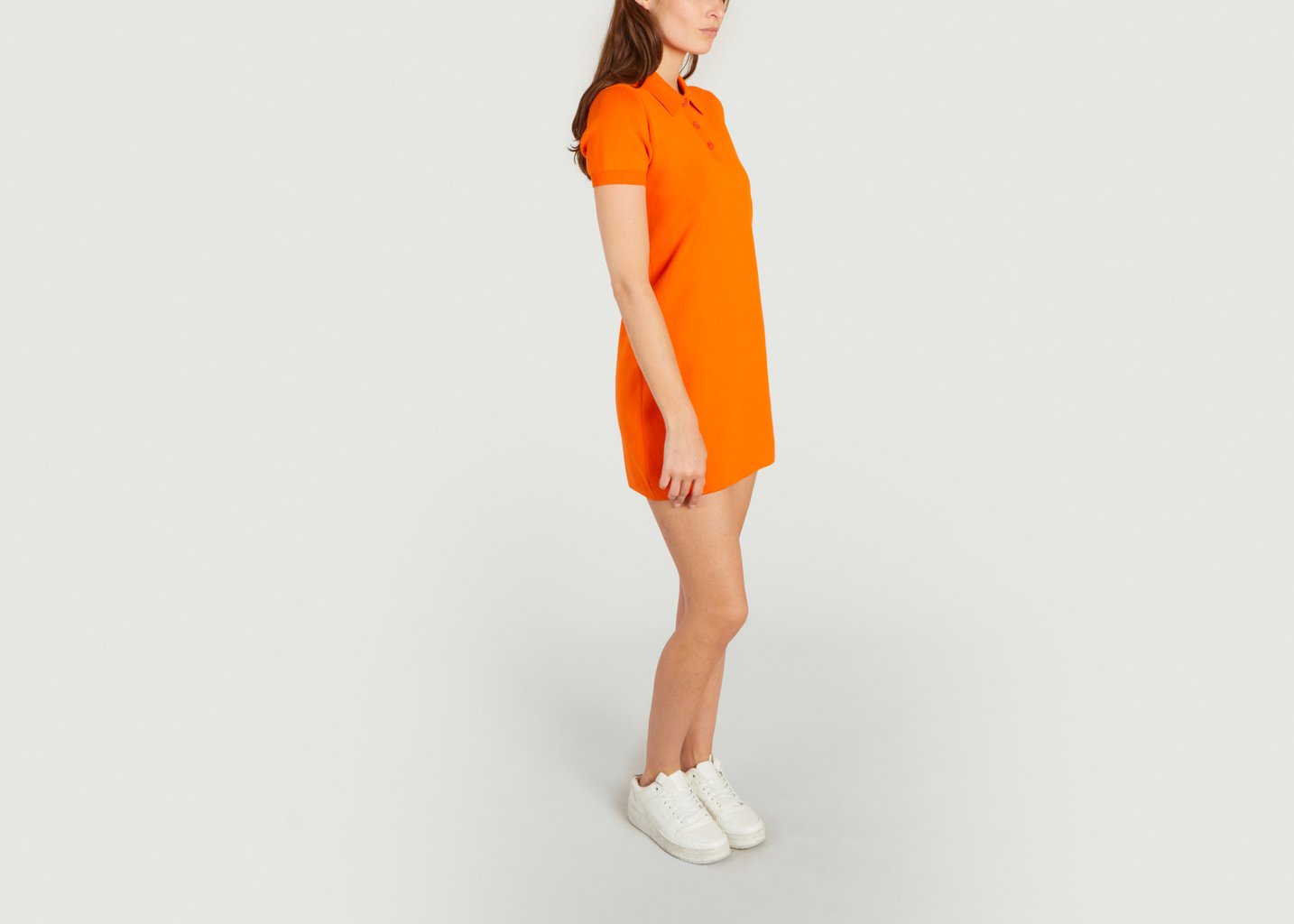 L'exception La Robe De Tennis En Coton Orange Marc Jacobs