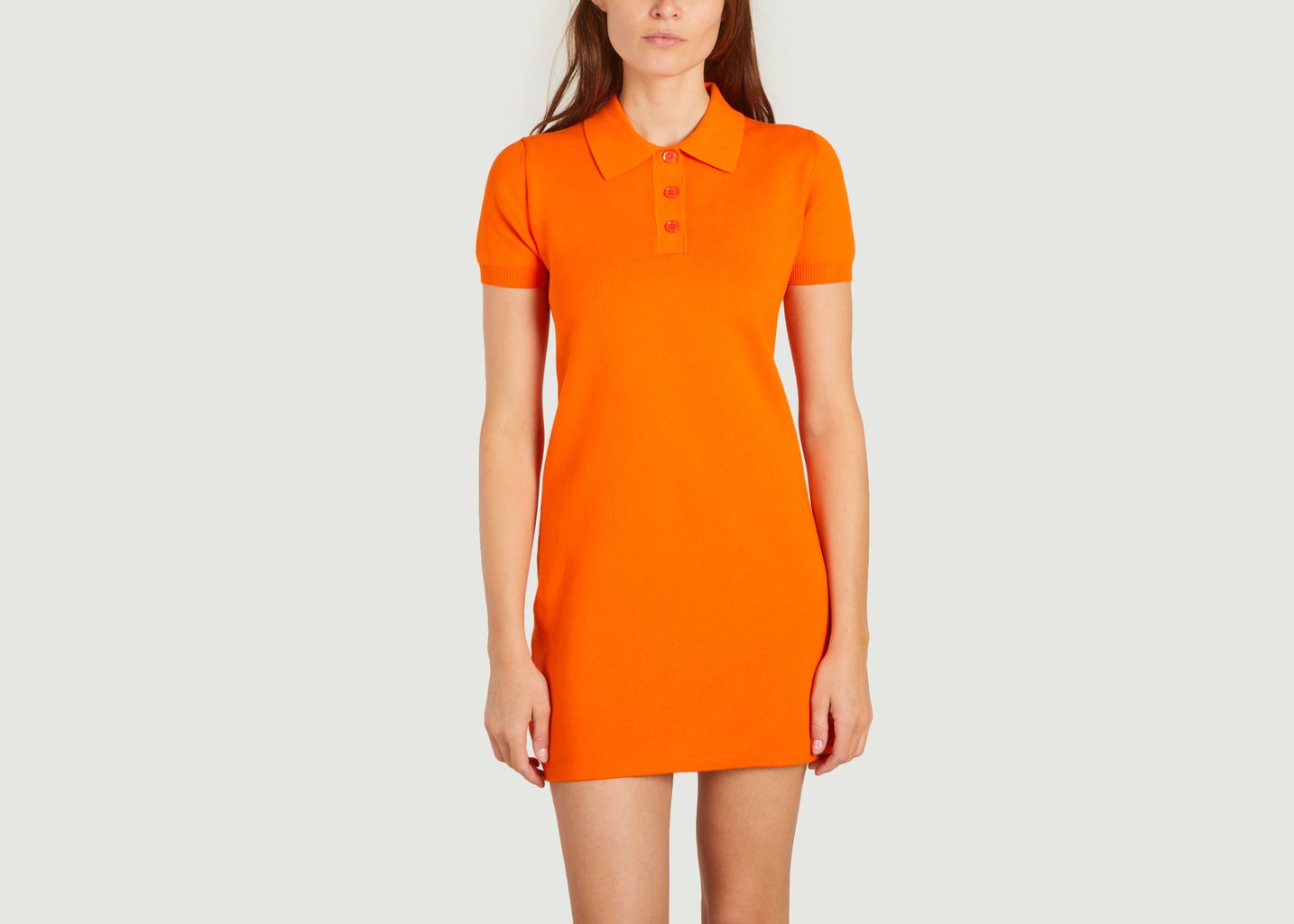 l'exception La robe de tennis en coton Orange Marc Jacobs