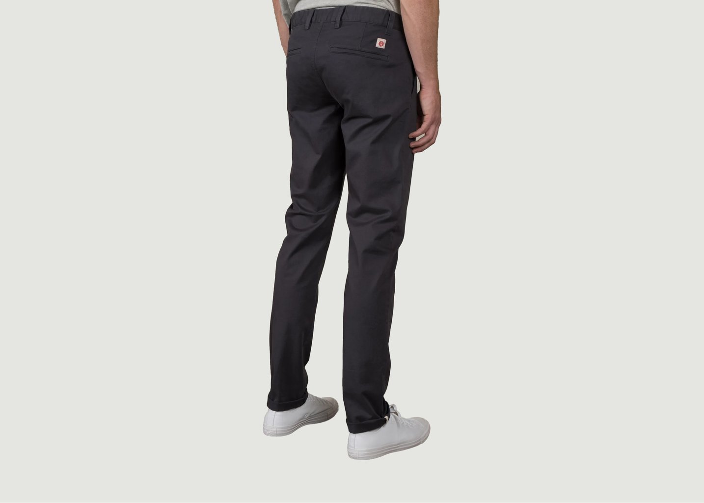 L'exception Le Chino Flex Gris Tarmac Anthracite Henry Paris
