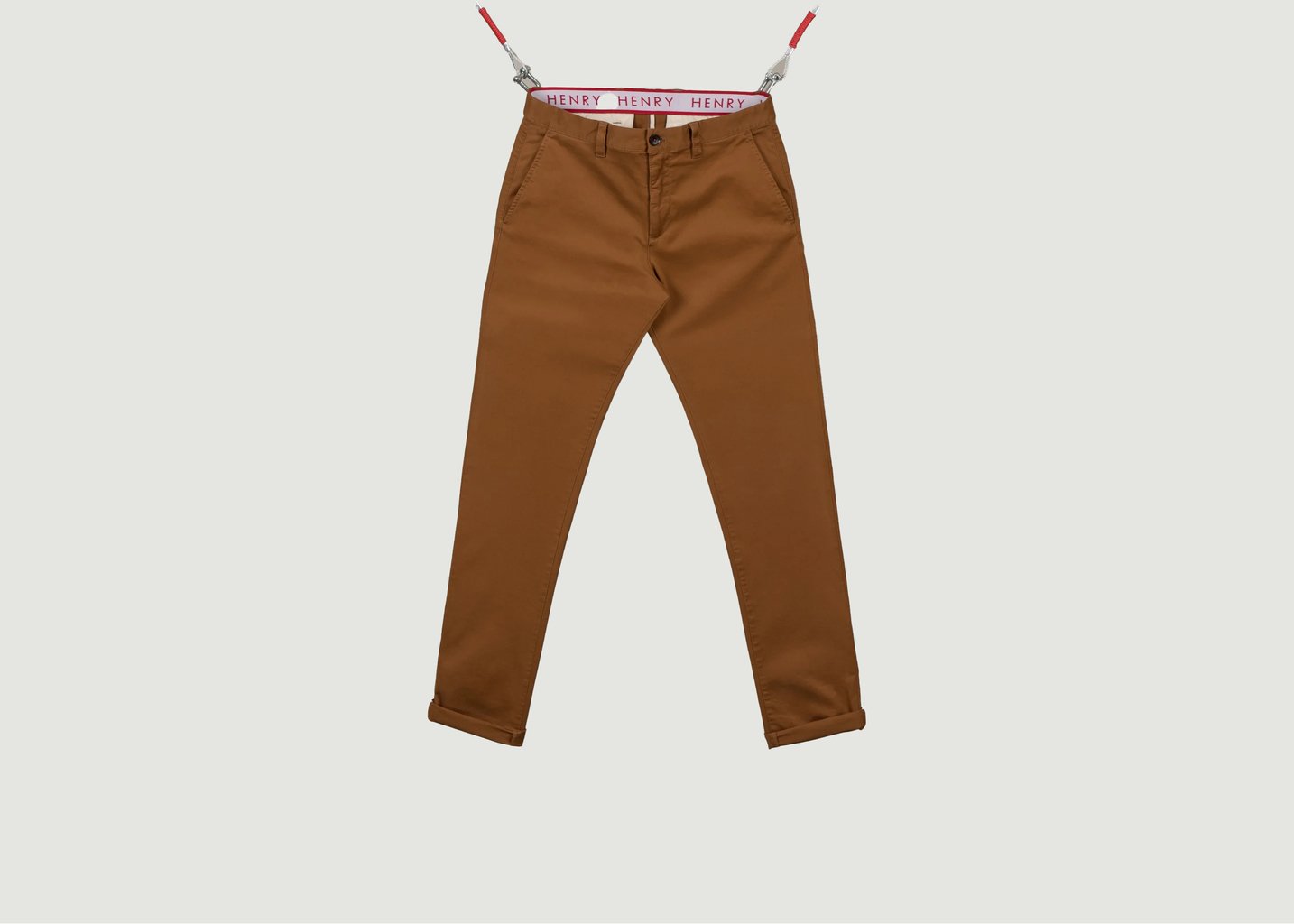 L'exception Le Chino Flex Marron Havana Havane Henry Paris