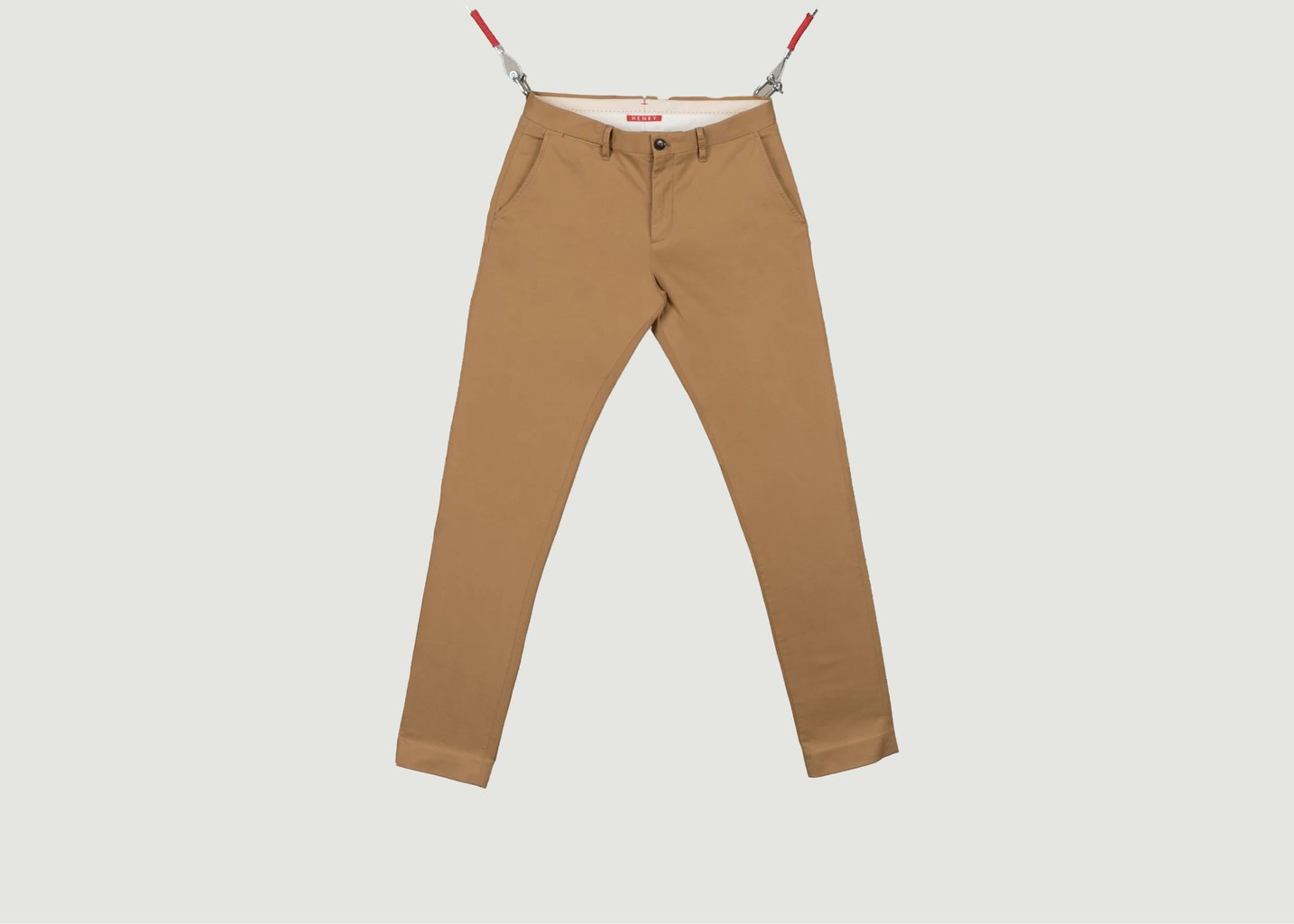 l'exception Le Chino Heritage Beige Officier Beige Henry Paris