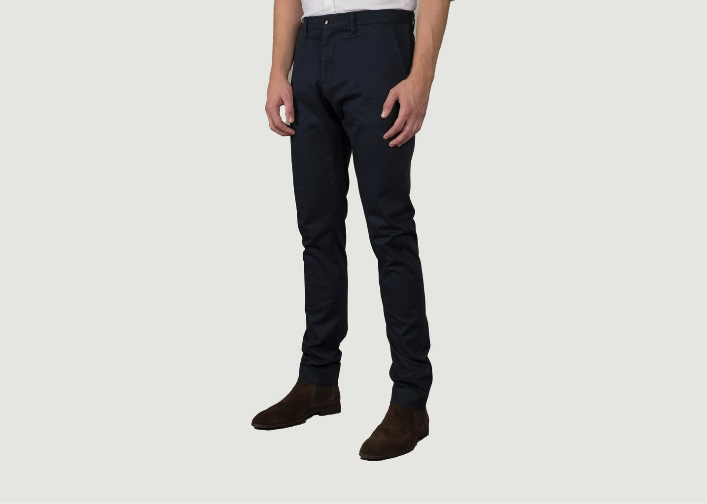 l'exception Le Chino Heritage Bleu Navy Bleu Marine Henry Paris