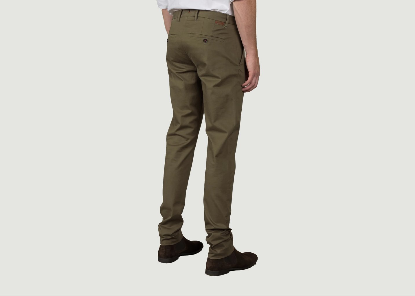 L'exception Le Chino Heritage Kaki Army Khaki Henry Paris