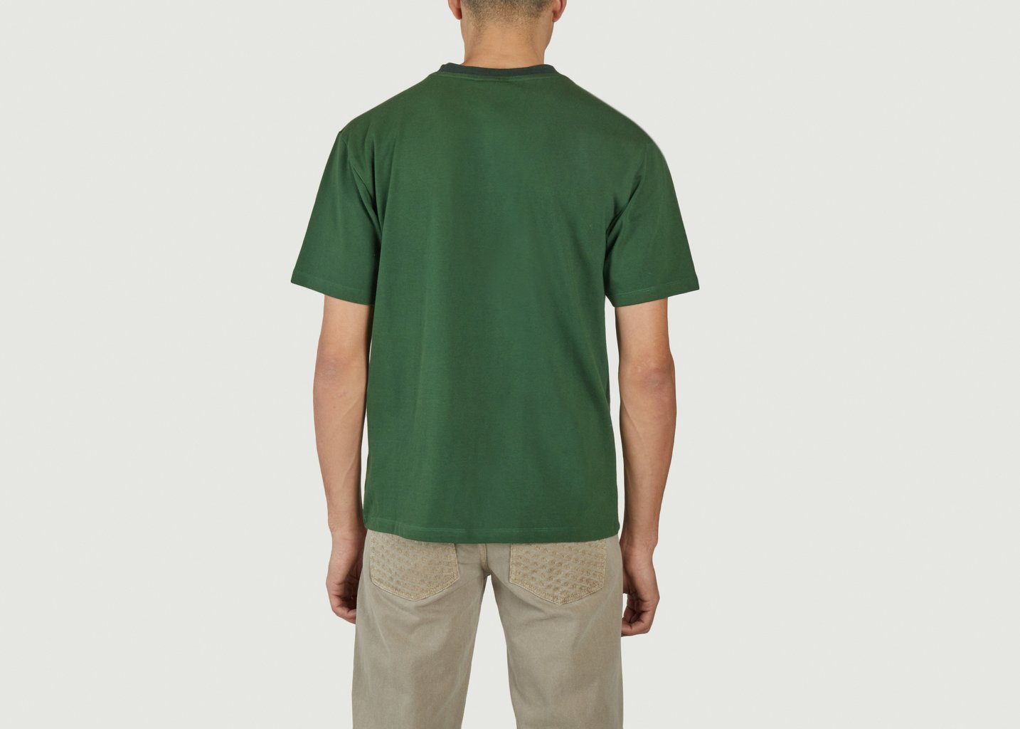 L'exception Le T Shirt Des Quatres Cantons Imprimé Animalier Vert Walk In Paris