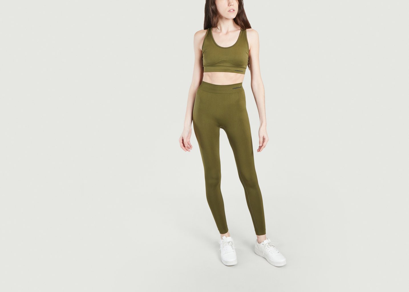 L'exception Legging D'entraînement Active Olive Organic Basics